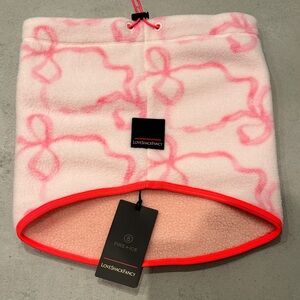 LoveShackFancy x Bogner Ski Pink Bow 🎀 NECK WARMER